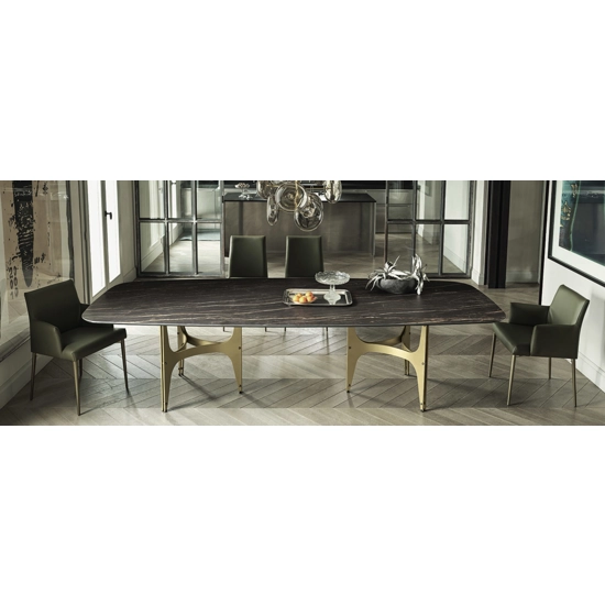 Universe XXL 300x120 Barrel top Modern tables Bontempi