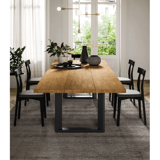 Bridge 240x100 Fisso - Piano in Groove Tavoli moderni FGF mobili 1