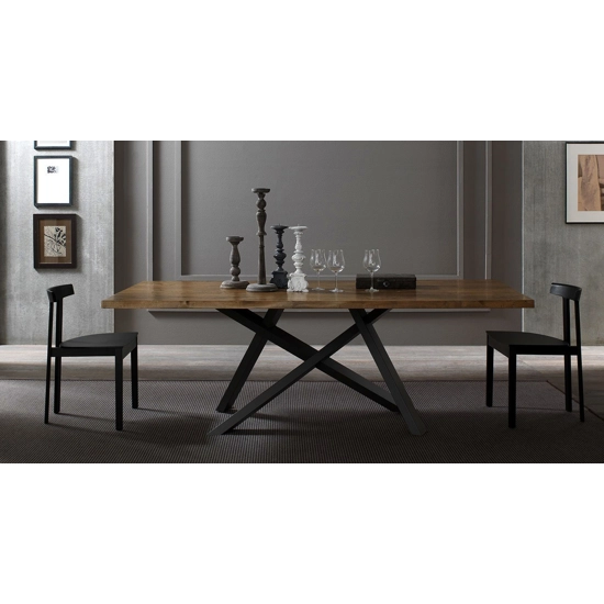 Crossing 160x90 Fisso - Piano in Groove Tavoli moderni FGF mobili 1