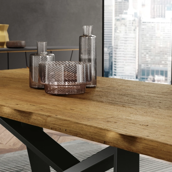 Crossing 160x90 Fisso - Piano in Groove Tavoli moderni FGF mobili 3