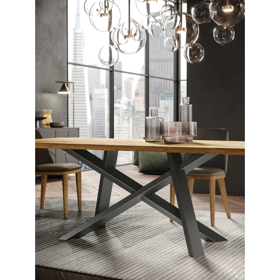 Crossing 160x90 Fisso - Piano in Groove Tavoli moderni FGF mobili 4