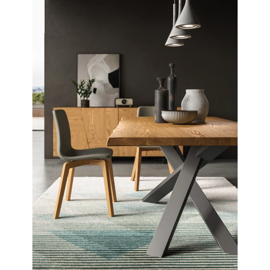 Crossing 160x90 Fisso - Piano in Groove Tavoli moderni FGF mobili 6