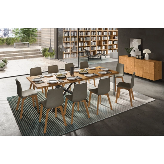 Crossing 160x90 Fisso - Piano in Groove Tavoli moderni FGF mobili 8