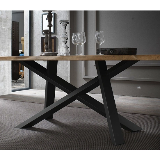 Crossing 160x90 Fisso - Piano in Groove Tavoli moderni FGF mobili 9