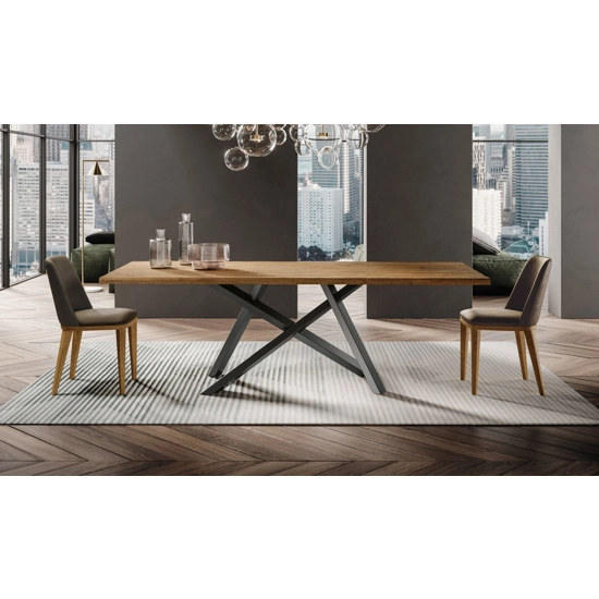 Crossing 160x90 Fisso - Piano in Groove Tavoli moderni FGF mobili 10