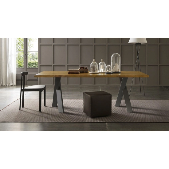 Walking 160x90 Fisso - Piano in Groove Tavoli moderni FGF mobili