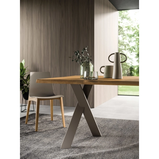 Walking 160x90 Fisso - Piano in Groove Tavoli moderni FGF mobili 2