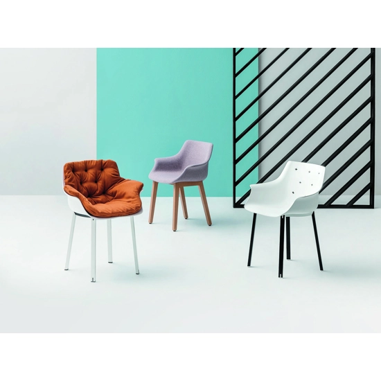 More BL Sedie in plastica di design Gaber 1