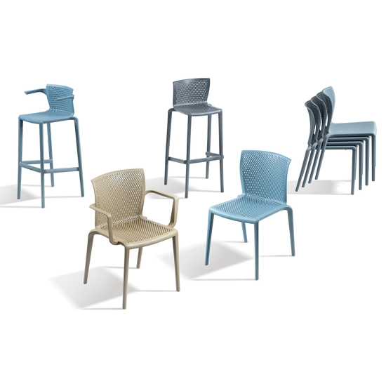 Spyker Braccioli Sedie in plastica di design Gaber 1