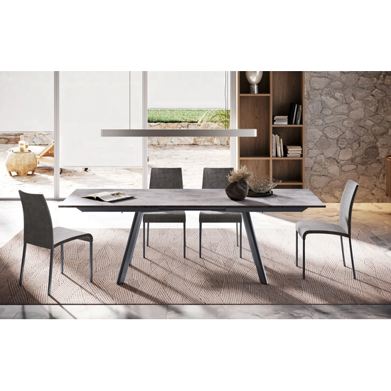 Brooklyn 190x100 (240-290) - Piano Rettangolare Tavoli moderni Ingenia 1