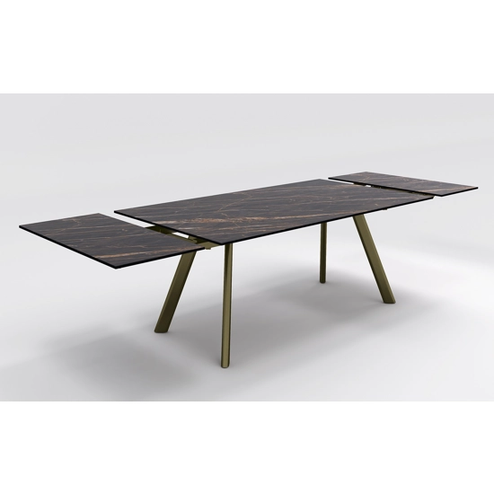 Brooklyn 190x100 (240-290) - Piano Rettangolare Tavoli moderni Ingenia 4