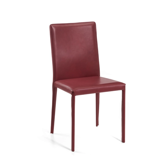 Low anemone Leather and eco-leather chairs Julia