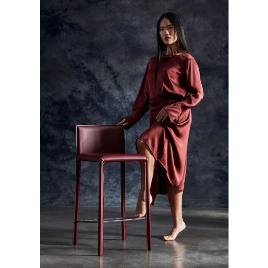 Agata Sgabello Sgabelli in pelle ed ecopelle Julia 7