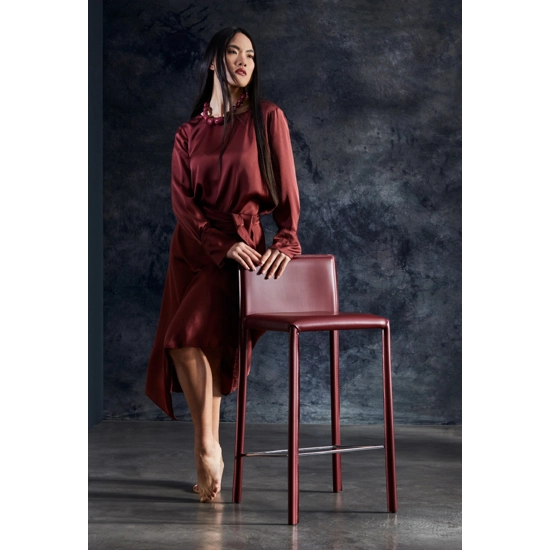 Agata Sgabello Sgabelli in pelle ed ecopelle Julia 8