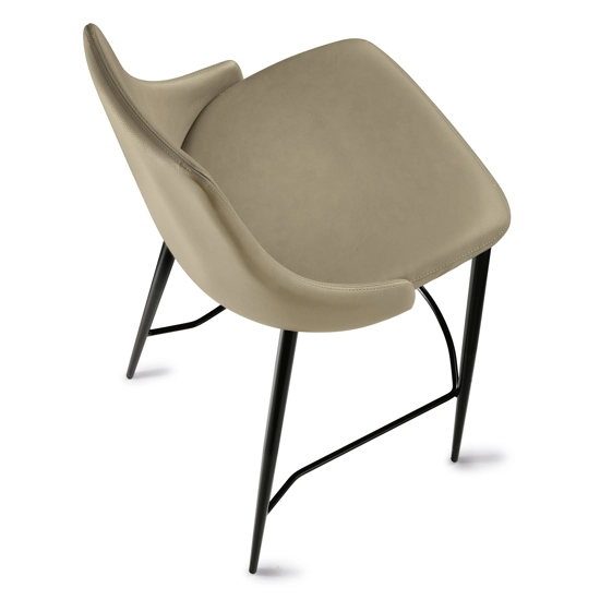 Evelin Sgabello Sgabelli in pelle ed ecopelle Julia 2