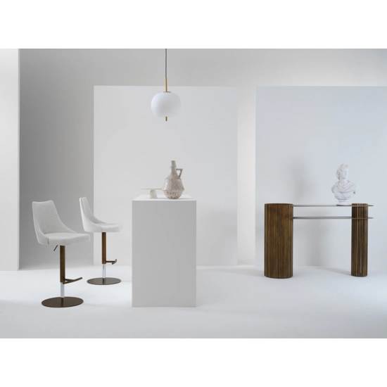 Evelin Alzo Gas Sgabelli in pelle ed ecopelle Julia 1