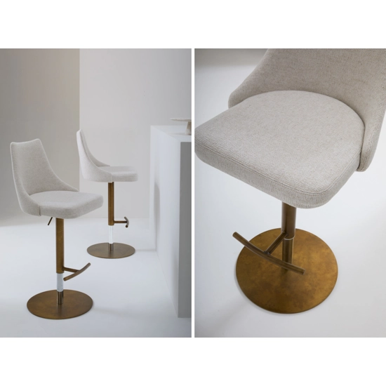 Evelin Alzo Gas Sgabelli in pelle ed ecopelle Julia