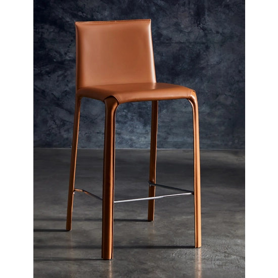 Jenia Stool Stools in leather and eco-leather Julia