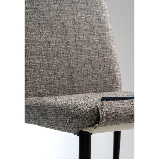 Lady - Removable cover Upholstered chairs Progetto Sedia 2