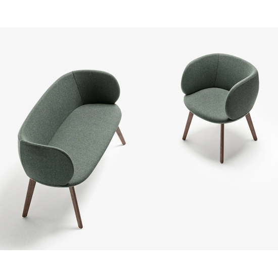 Beth Divano 2 Posti Legno Divani e divanetti Milani 2