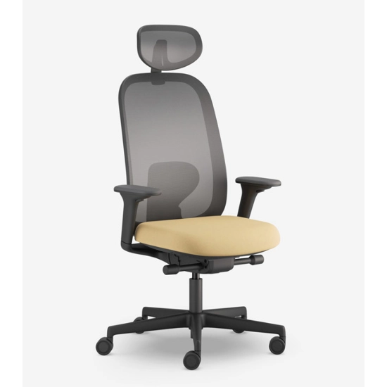 Evo Operatia Rete - Plastica Nera Sedie direzionali per ufficio Milani 4