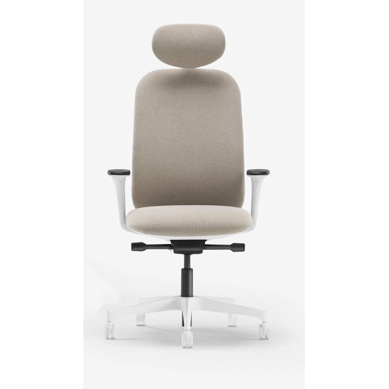 Evo Operativa Tappezzata - Plastica Nera Sedie direzionali per ufficio Milani 3