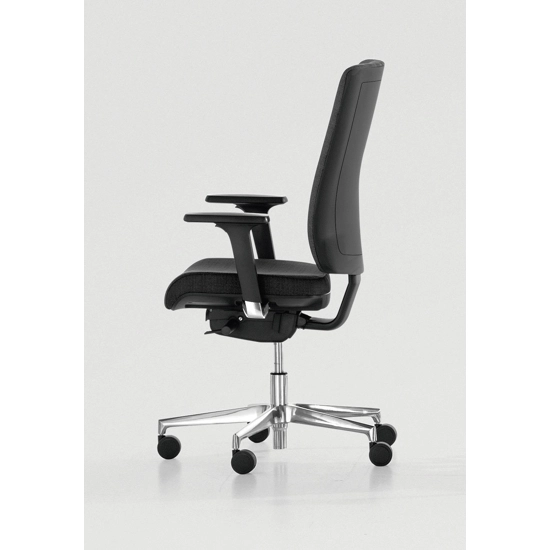 Upholstered Lex Operativa - Black Structure Ergonomic office chairs Milani