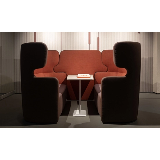 PEOPLE SET - 4-seater Acoustic Cell Sofas and benches Milani 2