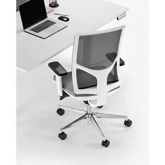 Zed Operational - White Structure Ergonomic office chairs Milani 1