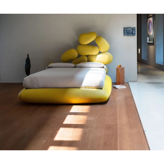 Stones H25 Ring - Vano rete 180x200 Letti imbottiti Noctis