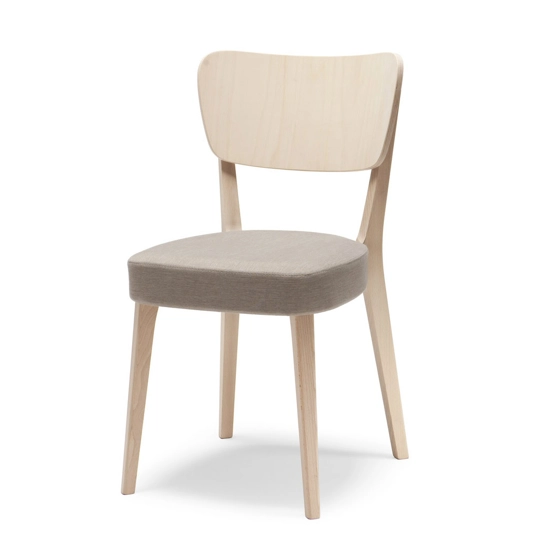 Capitol Imbottita Sedie in legno moderne Origins 1971 7
