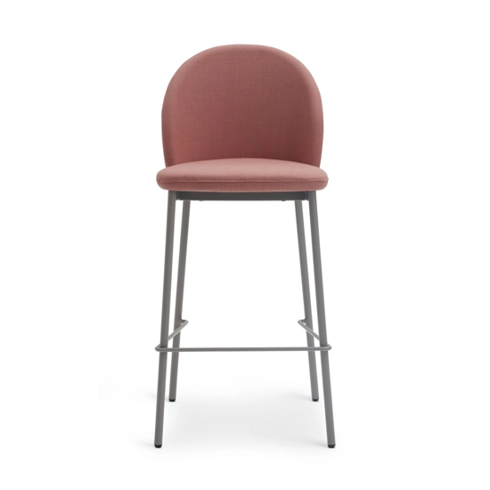 Chloe Sgabello Metallo Upholstered stools Origins 1971 1