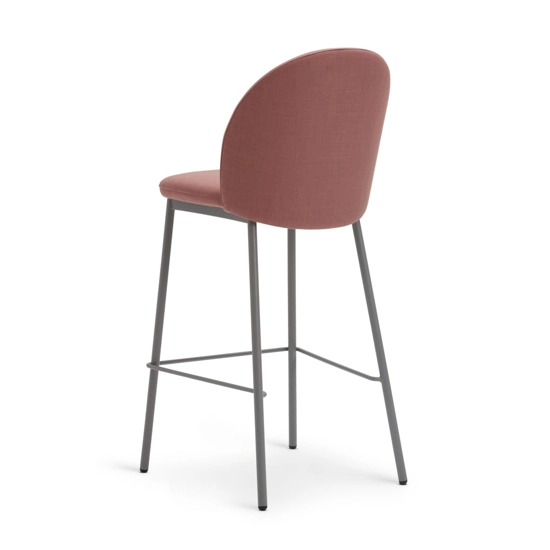 Chloe Sgabello Metallo Upholstered stools Origins 1971 3