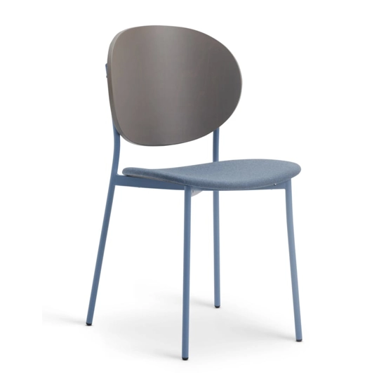 Coco Metallo - Imbottita Sedie in legno moderne Origins 1971 7