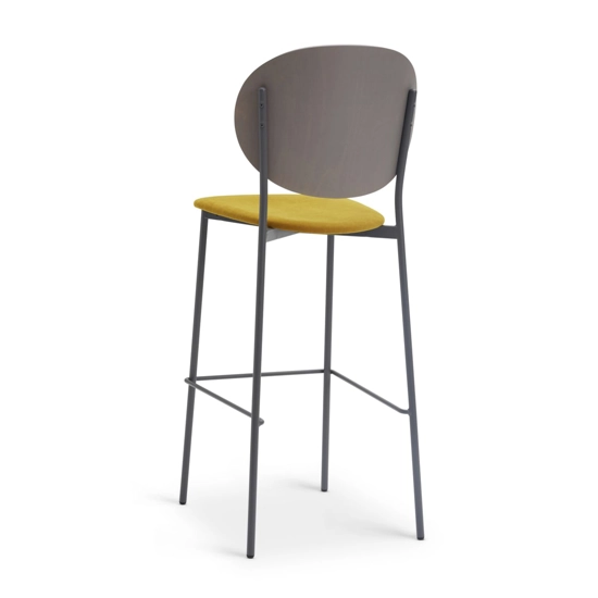 Coco Sgabello Metallo - Imbottito Sgabelli contract Origins 1971 2