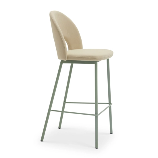 Dixie Sgabello Metallo Upholstered stools Origins 1971 2