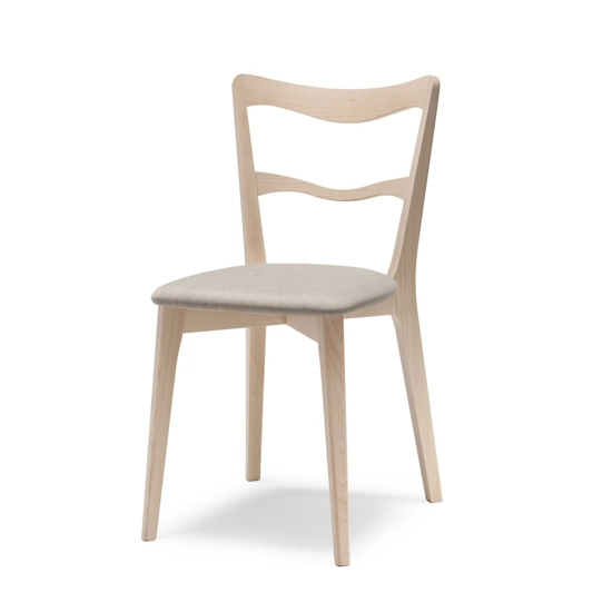 Eden Imbottita Sedie in legno moderne Origins 1971 4