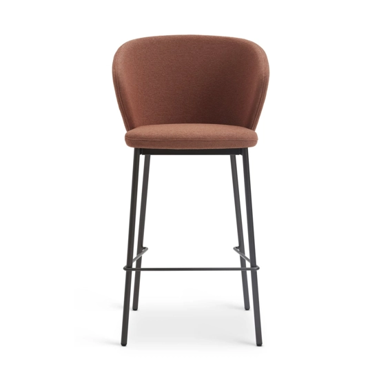 Ellis Sgabello Metallo Upholstered stools Origins 1971 1