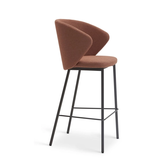 Ellis Sgabello Metallo Upholstered stools Origins 1971 2