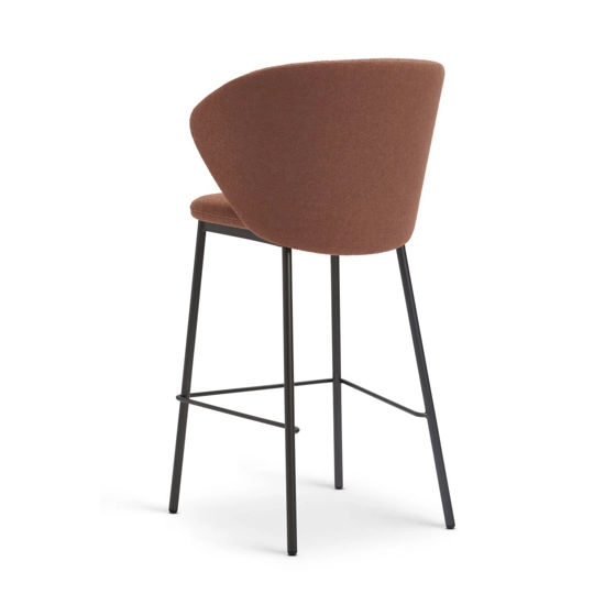 Ellis Sgabello Metallo Upholstered stools Origins 1971 3