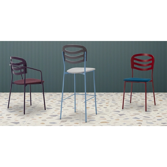 Farah Metallo - Imbottita con Braccioli Sedie in metallo Origins 1971 7