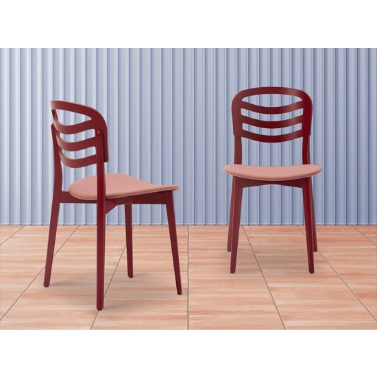 Farah Legno - Imbottita Sedie in legno moderne Origins 1971 5