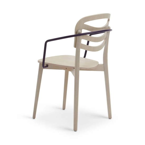 Farah Legno con Braccioli Sedie in legno moderne Origins 1971 3