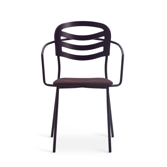 Farah Metallo - Imbottita con Braccioli Sedie in metallo Origins 1971 2