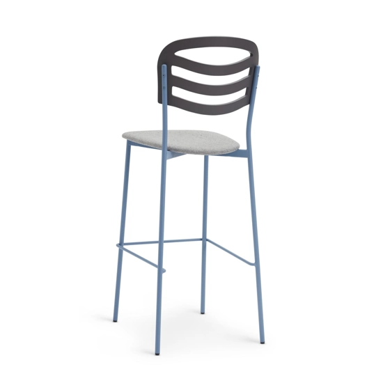 Farah Sgabello Metallo - Imbottito Sgabelli contract Origins 1971 2