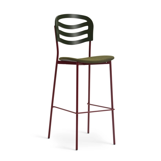 Farah Sgabello Metallo - Imbottito Sgabelli contract Origins 1971 4