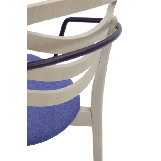 Farah Legno - Imbottita con Braccioli Sedie in legno moderne Origins 1971 12