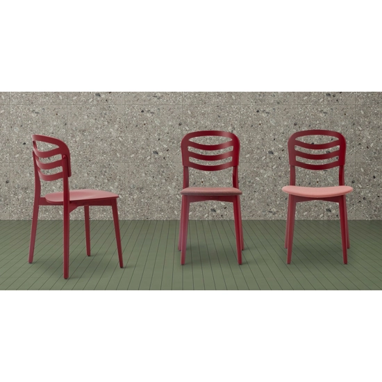 Farah Legno - Imbottita Sedie in legno moderne Origins 1971 11