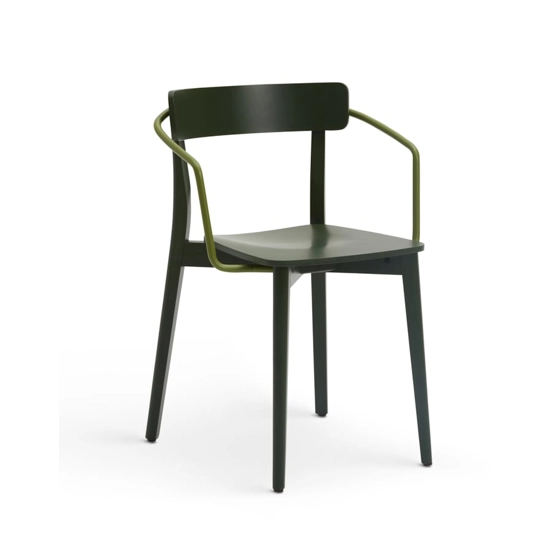 Kat Legno con Braccioli Sedie in legno moderne Origins 1971