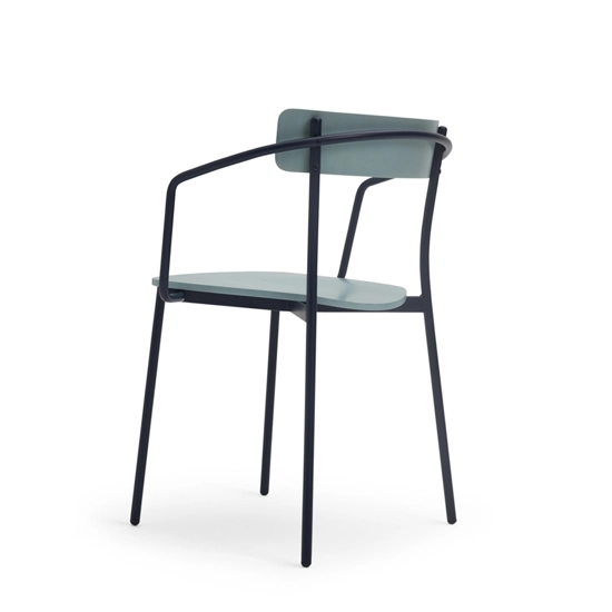 Kat Metallo con Braccioli Metal chairs Origins 1971 3